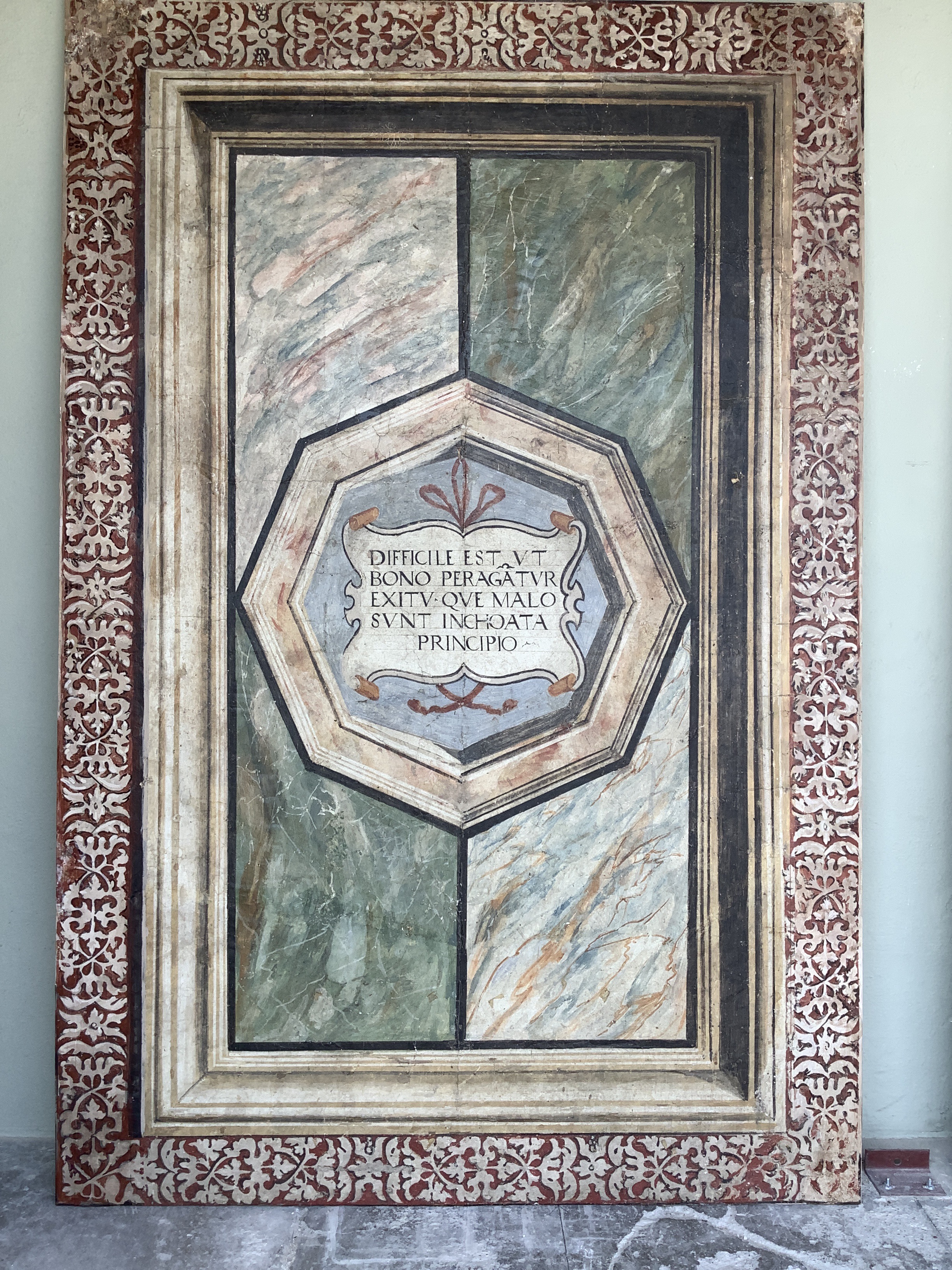 Pair of 16th c. Painted Panel Originally in a "Salone delle Feste" from a Palazzo in Mantona, Italy - image 3